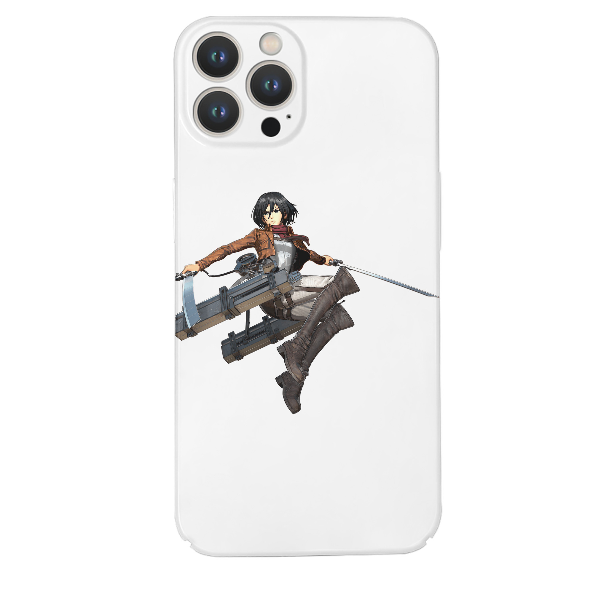 （画像用） 進撃の巨人 ミカサ·アッカーマン Attack on Titan Mikasa Ackerman 【iPhone 14シリーズ対応】ハードケース